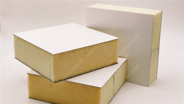 Høykvalitets isolerte PET/PU/XPS sandwichpaneler for bobiler/bobiler